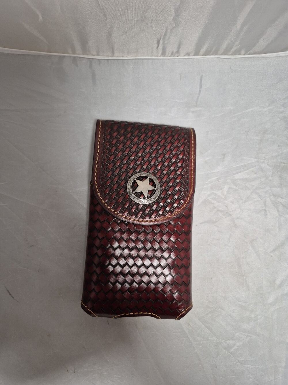 💥 7" LONESTAR WESTERN LEATHER POUCH BELT LOOP CELL PHONE HOLSTER CASE UNIVERSAL